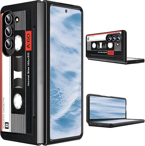 Vista 38 de Funda protectora para Samsung Galaxy Z Fold 5 2023 Slim Light Hard PC Shook Proof Funda protectora para Samsung Galaxy Z Fold 5 7.6 pulgadas - Flor