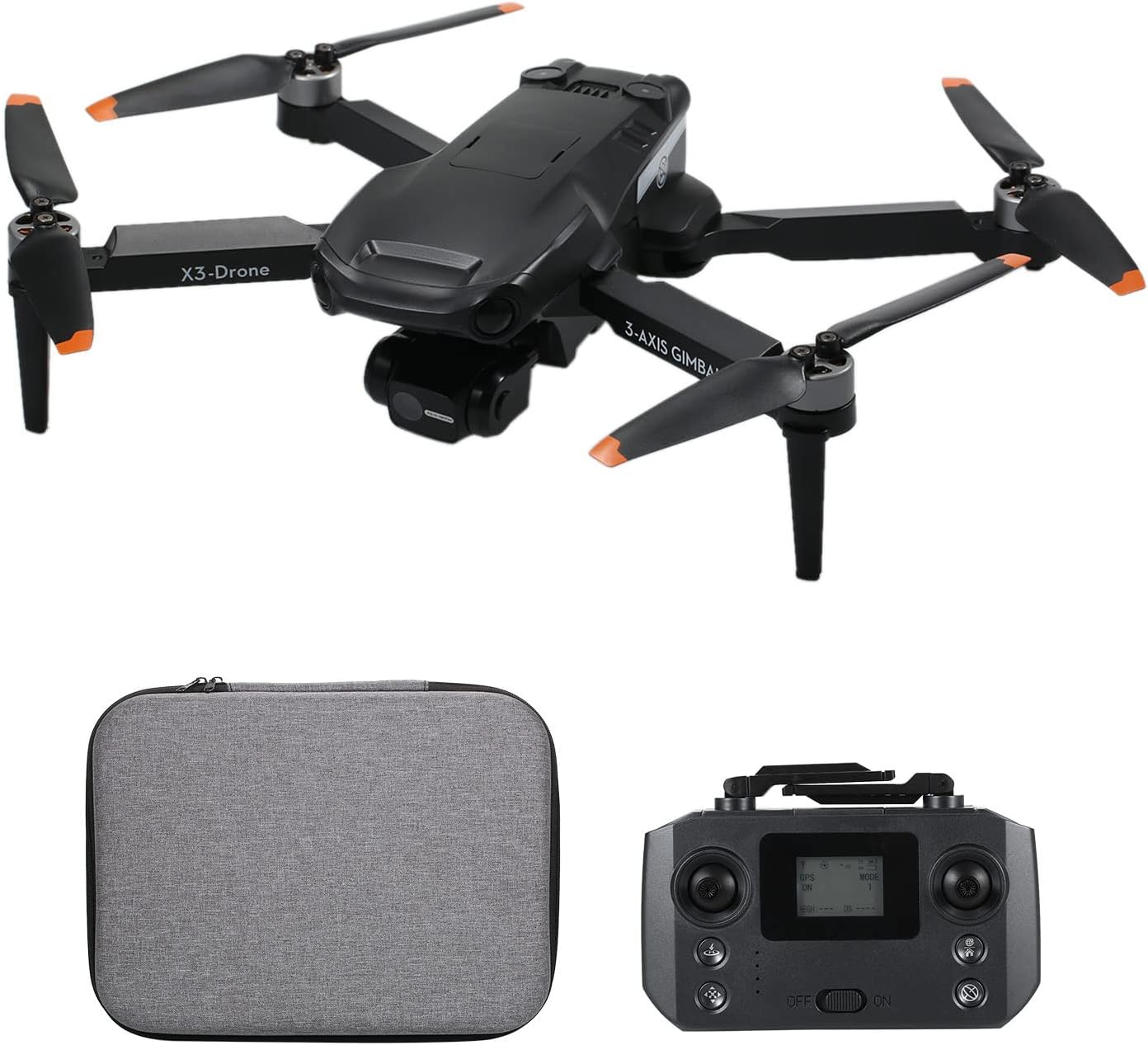 Goolsky Drone GPS con Fotocamera 8K 3 Assi Gimbal 5G WiFi FPV