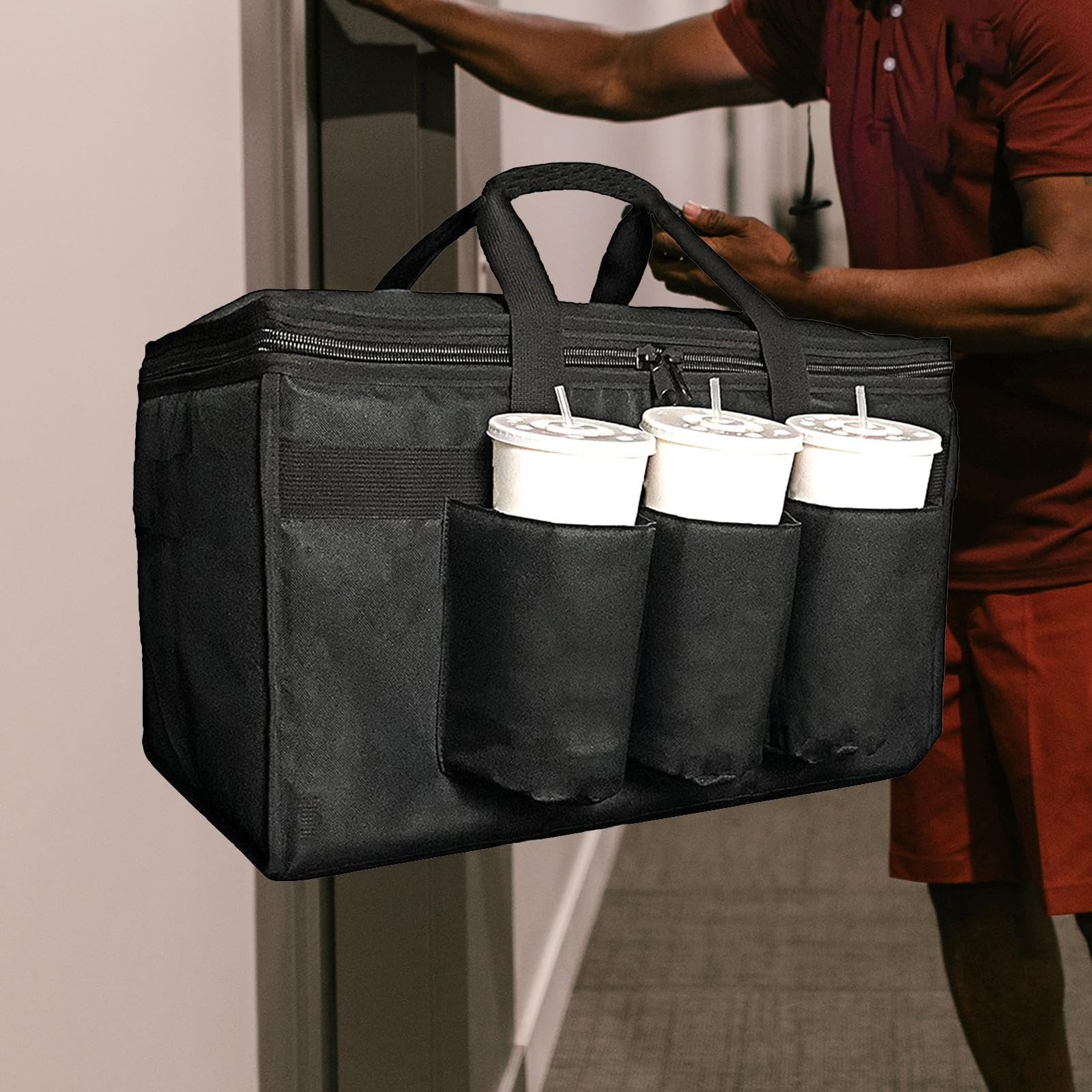 Bolsa Isotérmica para Reparto de Alimentos con Asa, Ligera.