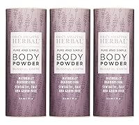 Vista 15 de Ora's Amazing Herbal Polvo Corporal Sin Talco para Mujeres, Polvo de Talco Sin Almidón de Maíz, Aroma Relajante de Conexión a Tierra, Aceites