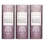 Ora\'s Amazing Herbal Natural Body Powder, 2.5 ounces Pack of 3, Dusting Powder No Talc, Corn, Grain or Gluten Blissful Earth Scent (Essential Oil Only No Synthetic Fragrance) non GMO Made In The USA