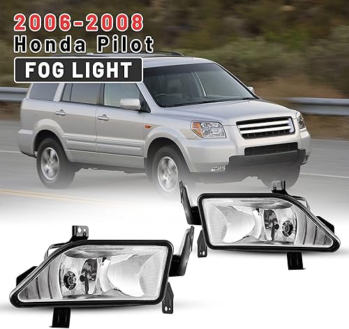 Miniatura 2 de AUTOWIKI Luces antiniebla para 2006 2007 2008 Honda piloto lámpara conductor pasajero reemplazo asambleas