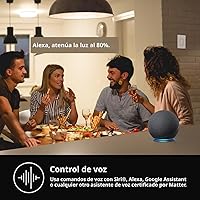 Vista 4 de Kasa Smart Interruptor de atenuación HS220, un solo polo, necesita cable neutro, interruptor de luz Wi-Fi de 2.4 GHz, funciona con Alexa y Google