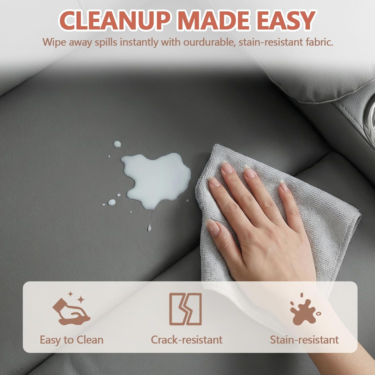 Power Glider Chair for Nursery Rocker, Electric Swivel Recliner Rocking Chair with Height-Adjustable Armrests, Rocker Glider Recliner with Cup & Blanket Holders, USB, Remote Control (Grey)