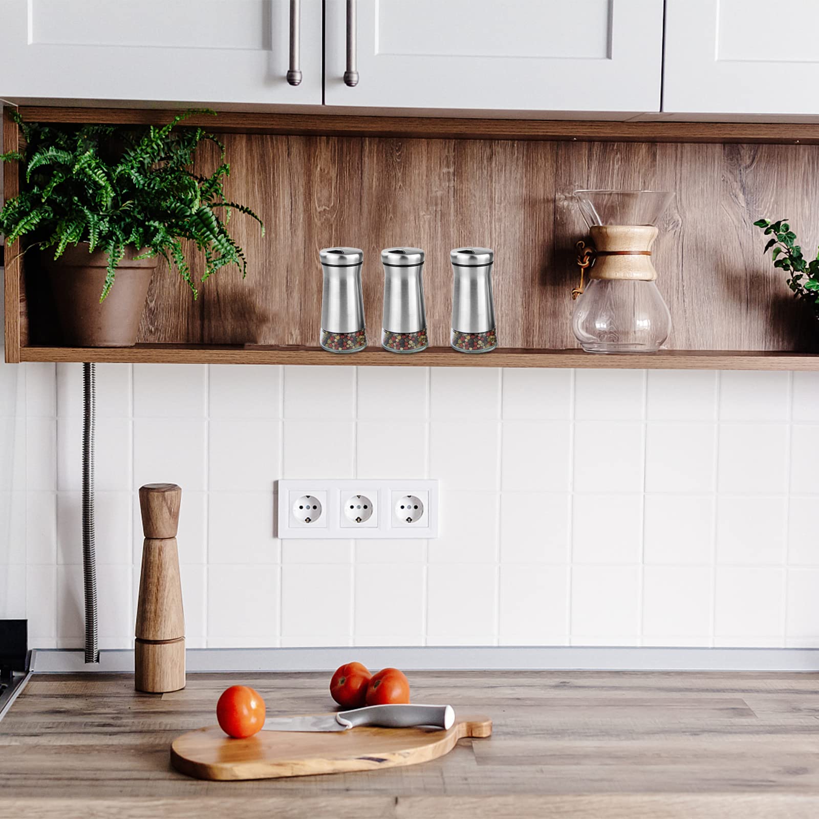 TOPZEA Lot De 30 Mini Salière Et Poivrière En Verre Transparent Pour La