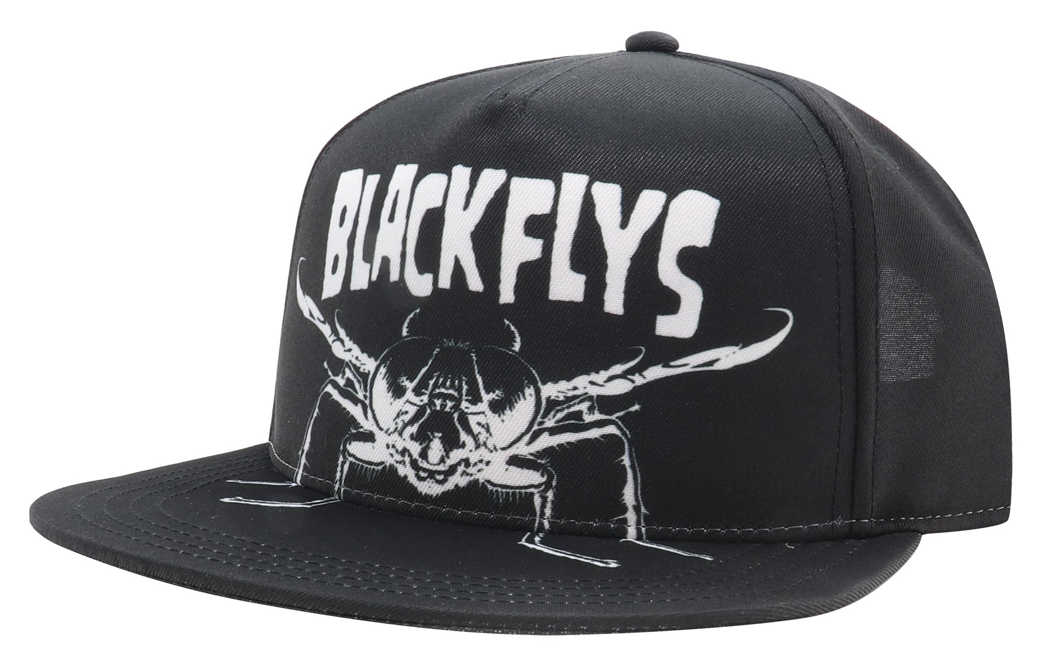 Black Flys Flyzig Flip-Bill Trucker Negro, Backyard Homie Flip-bill Trucker Negro, talla única