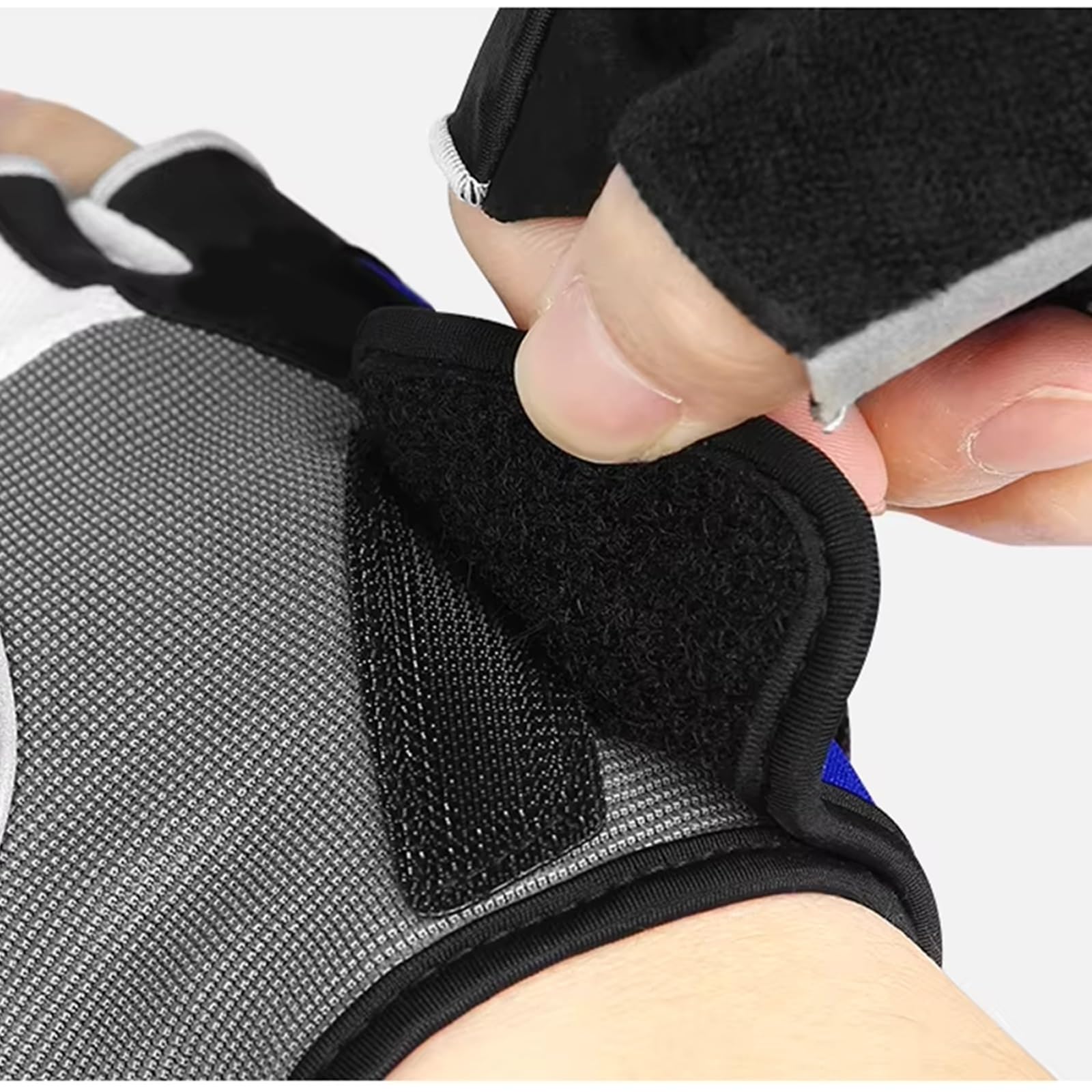 Set di Guanti da Ciclismo con Fascia Antisudore, Guanti Sportivi Corti A Mezze Dita, Accessori per Palestra Di Ciclismo