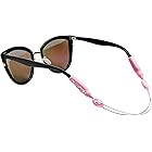 Pilotfish No Tail Adjustable Eyewear Retainer Cable Strap: Sunglasses, Eyeglasses, Glasses (16 Inch, Pink Flamingo)