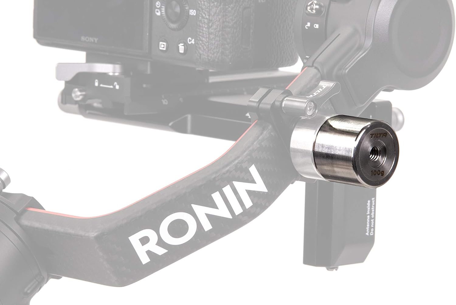 Tilta 100g Counterweight Compatible with DJI Ronin RS 2/RS 3/RS 3 PRO/RSC 2 and Zhiyun Gimbal Stabilizers (100g) TGA-CW-100 - Image 4