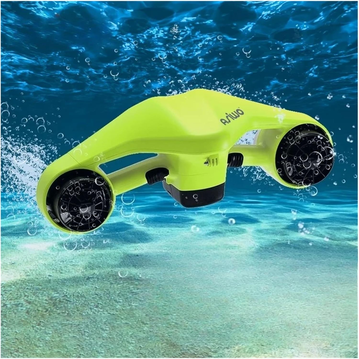 Underwater Scooter, Underwater Electric Scooter For Adults&Kid Diving Surfing Booster,30m Water 3 Speed Modes,5000mAh Lightweight 3.5kg(Green)