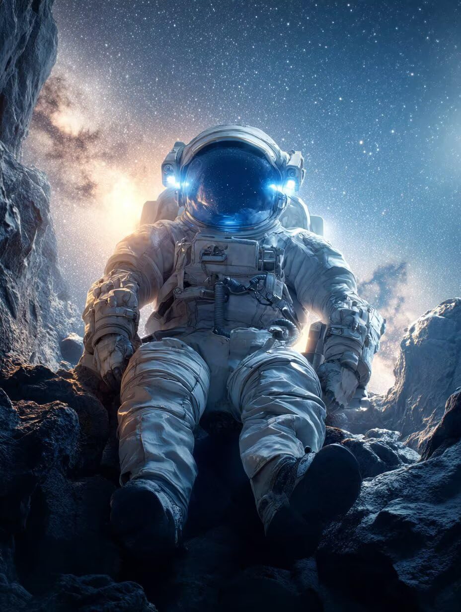 Gwieździste niebo diamentowe malowanie, astronauta 5D diamentowe malowanie dla dorosłych, DIY ręczna aktywność dla dorosłych, diament ścieg krzyżykowy, zestawy do malowania diamentami 5D, dekoracja