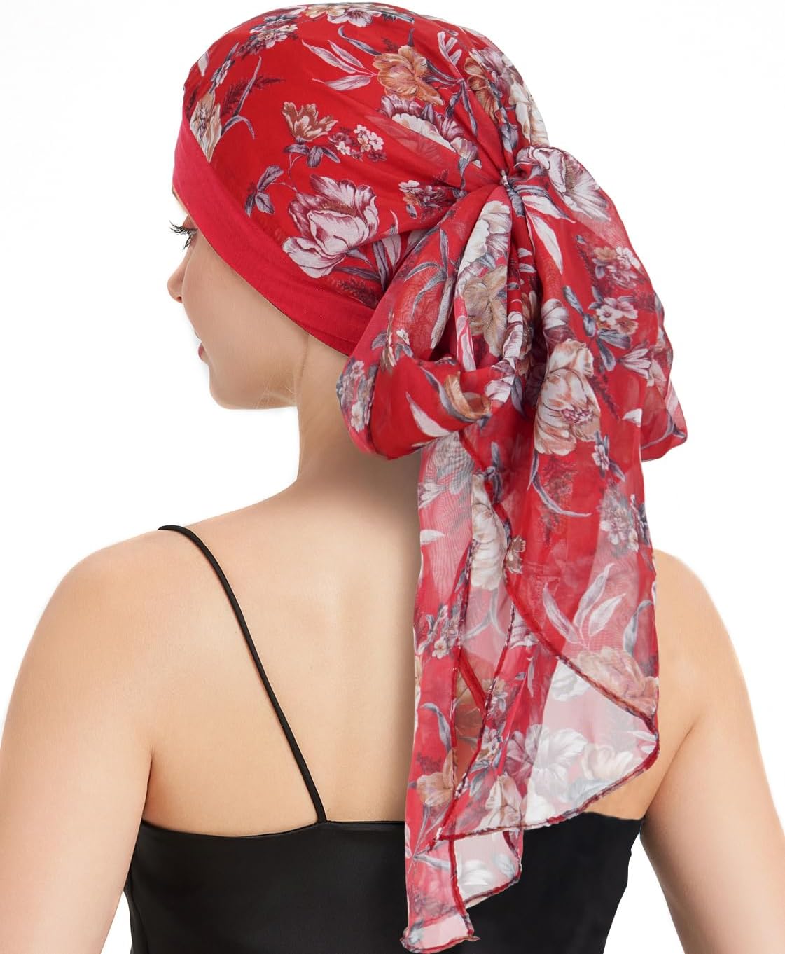 Chemo Headwear for Women Full Coverage Head Scarf Hair Wrap Head Covering for Cancer Chemotherapy Patients, Hair Loss