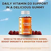 Vista 4 de Vitamatic Gomitas de vitamina D3 5000 UI por gomita 60 gomitas