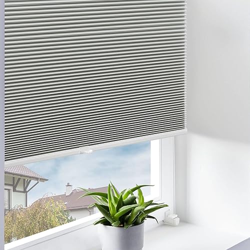Miniatura 7 de MYshade Persianas celulares sin cordón, persianas para ventanas, opacas para oscurecer la habitación, persianas celulares, persianas de ventana,