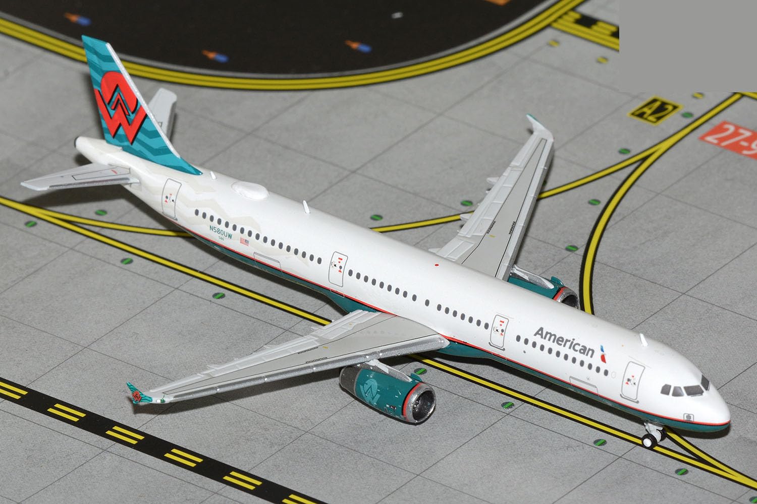 Amazon.com: GeminiJets GJAAL2262 American Airbus A321 America West
