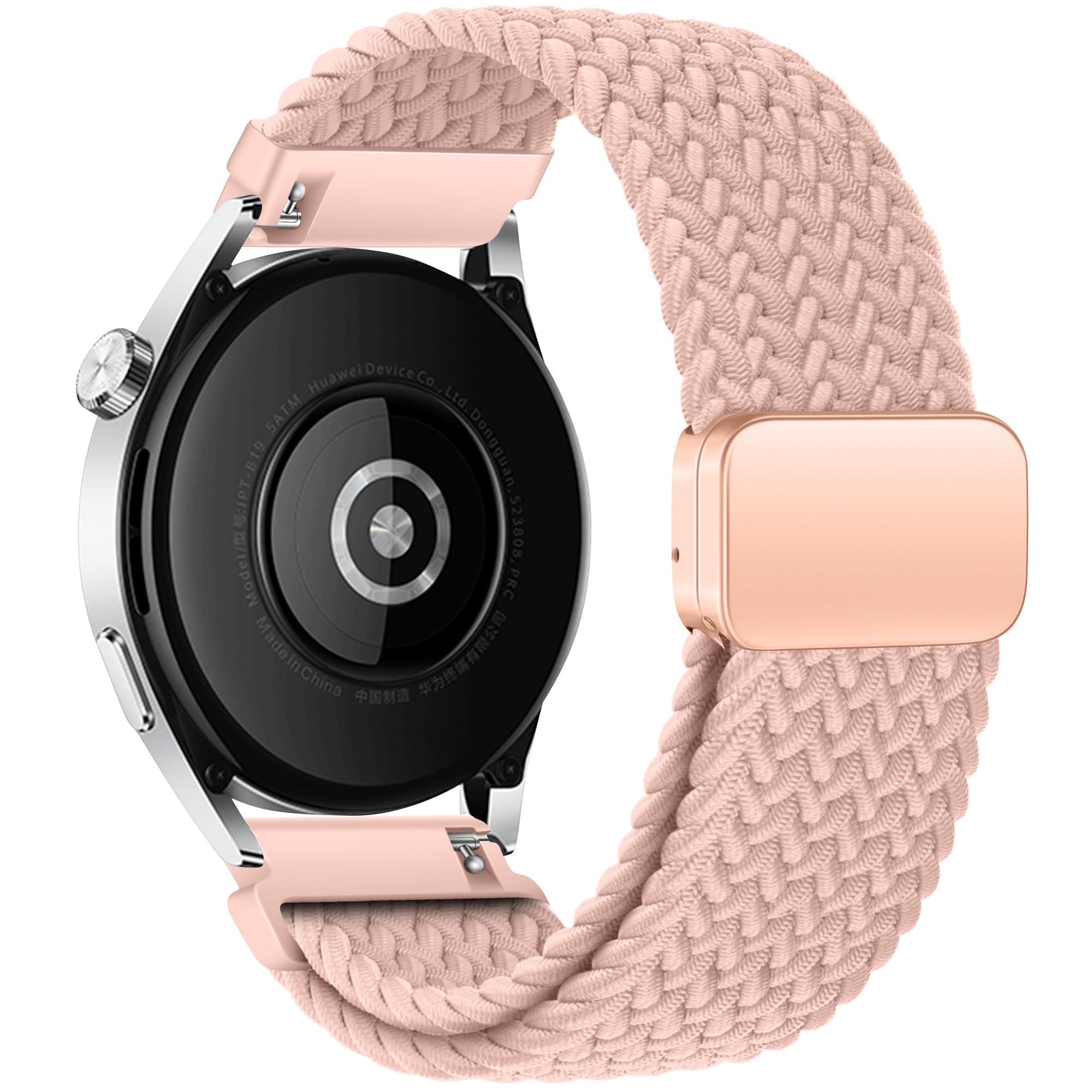 Mazoft Braided Sport Band Compatible with Samsung Galaxy Watch Band 7/FE/6/5/4/3 & Watch 5 Pro & 6/4 Classic &Gear S3/S2, 20mm & 22mm watch band for