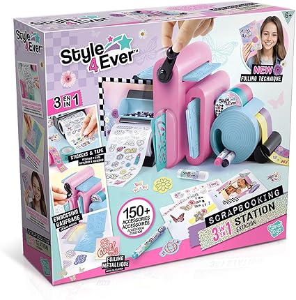 Canal Toys - Style 4 Ever - Le Studio de Scrapbooking 3 en 1 pour Enfants de 6 Ans+ - Activité Manuelle - Loisir Créatif - Personnalise ton Carnet - Idée Cadeau - Jouet Ludique Enfant - OFG 275