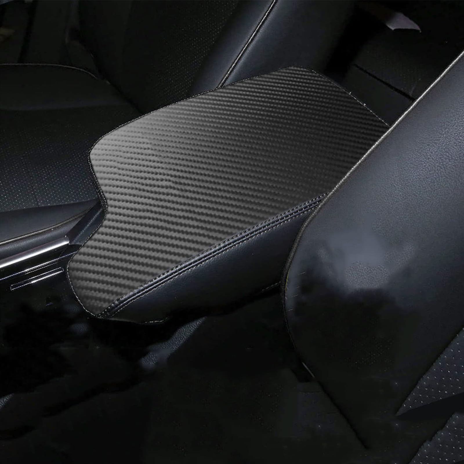 BOLTRY Center Console Armrest Box Cover for Honda Accord 2013 2014 2015 2016 2017 Accessories Arm Rest Box Lid Panel Trim