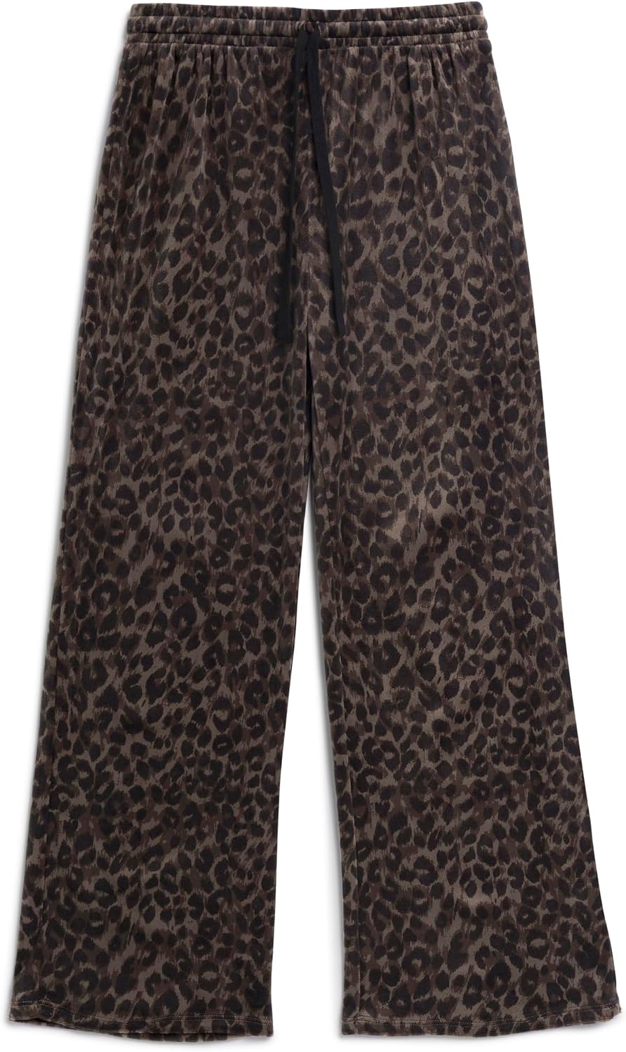 Splendid Girls' Cheetah Girl Velour Pant