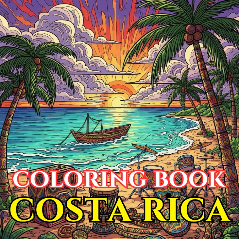 Wild Costa Rica | A Journey Through Rainforests, Wildlife & Pura Vida Patterns: An Intricate Adult Coloring Book Celebrating Costa Rica’s Nature, ... Beauty (Adult Coloring Book. World Series.)