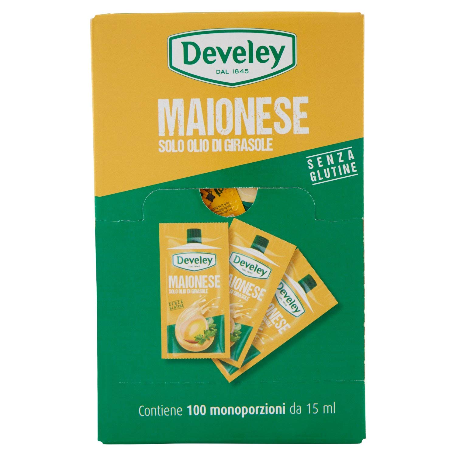 Maionese Develey Classica en Bustine da 15 mililitros Confezione da 100 Bustine Totali