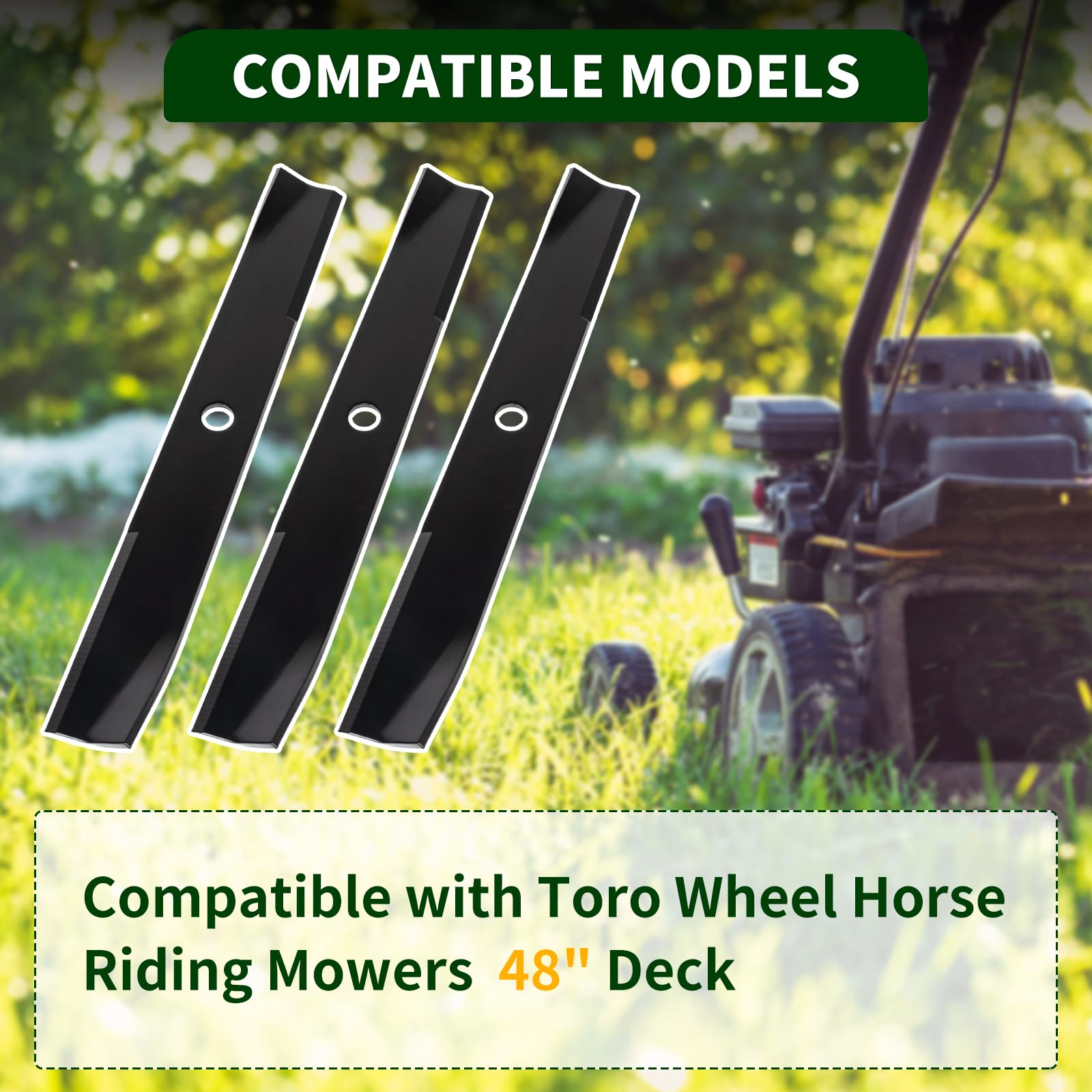 Amazon.com : CLSR2U 106078 Mower Blades Compatible with Toro