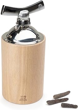 Peugeot Isen Long Pepper and Large Peppercorn Mill, 6.25 inch