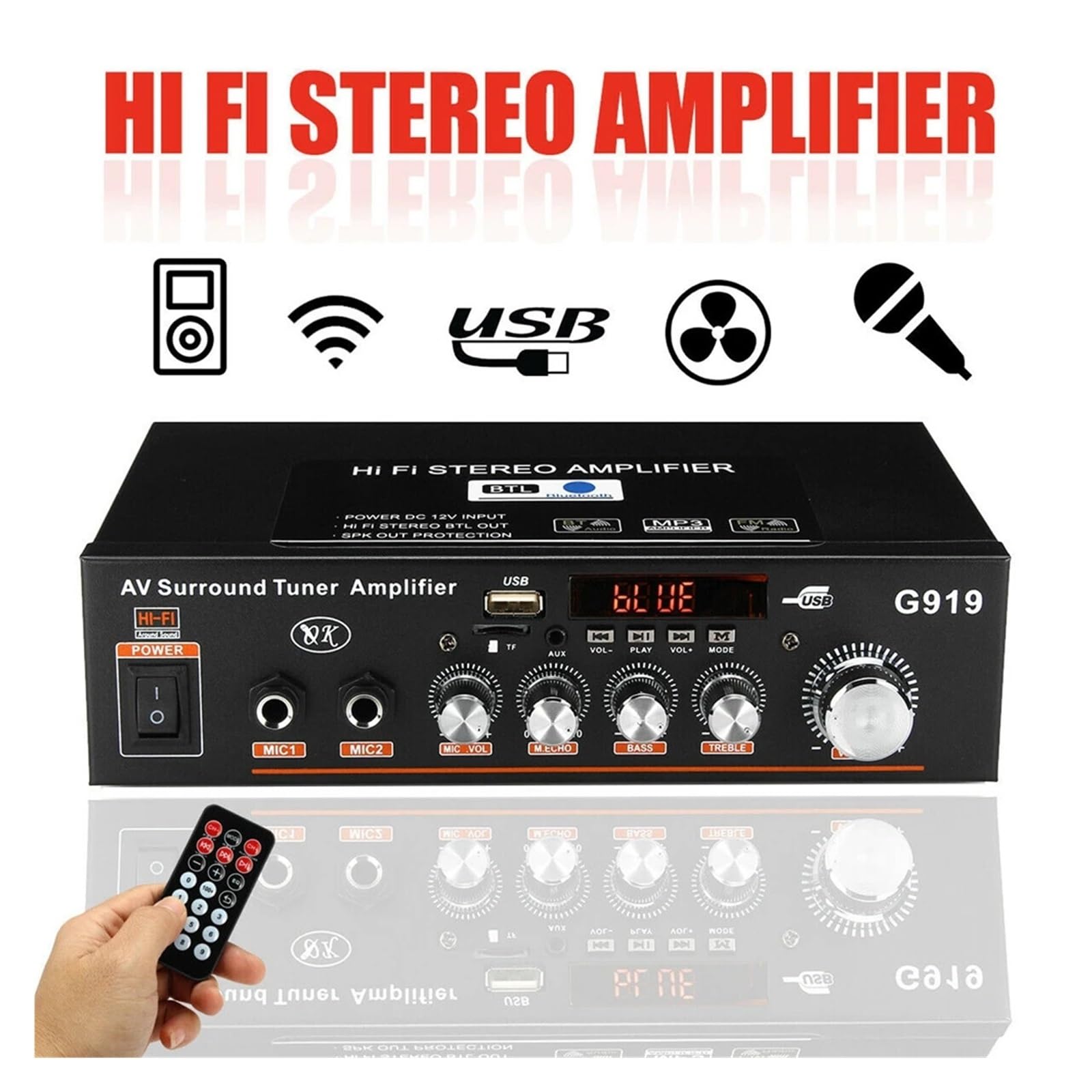 Amazon.co.jp: G919 ハイファイ Bluetooth デジタルパワーアンプボード