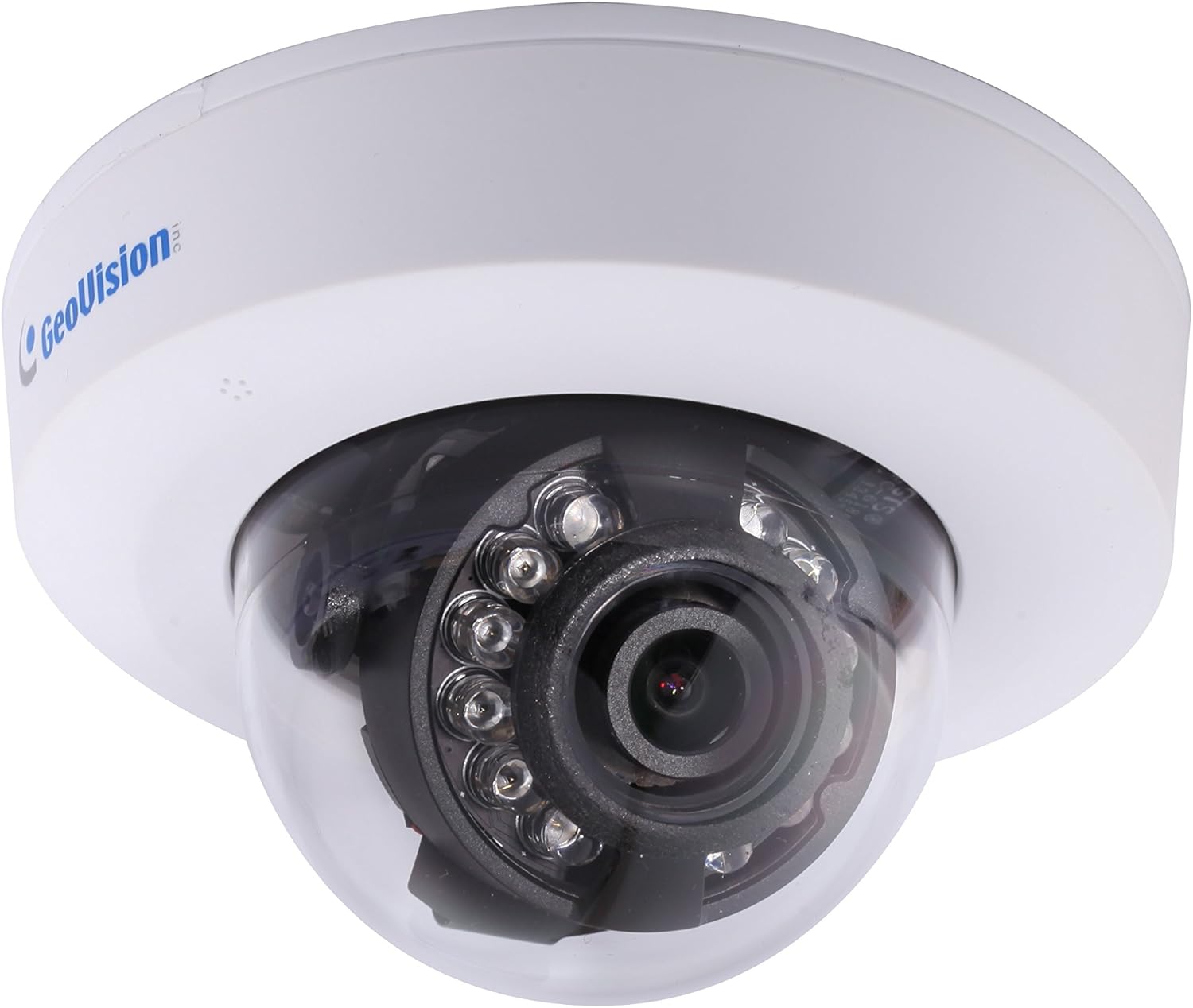 Geovision GV-EFD2100-0F 2MP H.264 Low Lux WDR IR 2.8mm Mini IP Dome Camera (White)