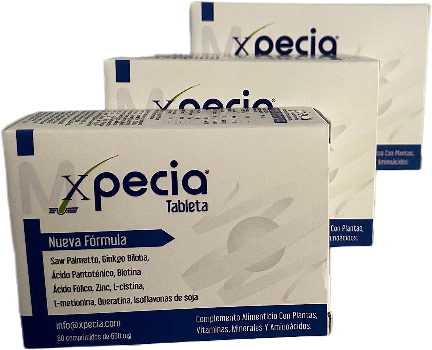 XPECIA Men's Anti-Hair Loss Blocks DHT Hair Growth Formula 180 Tablets