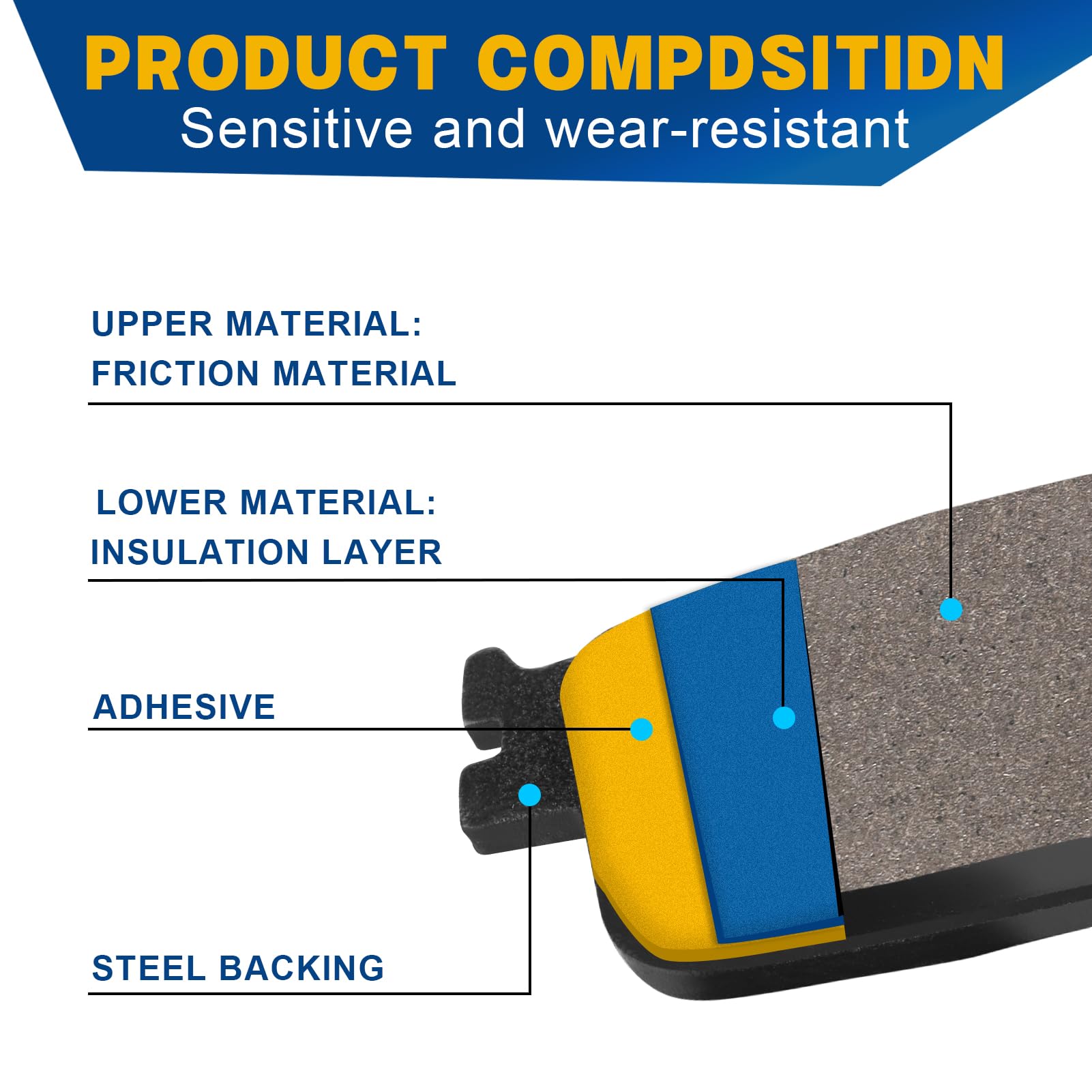 Pastiglie Freni Posteriori Per Yamaha WR 125 X/R - Freni Motociclo Alta Qualit&agrave;