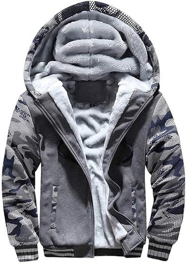 thick fleece hooded jacket