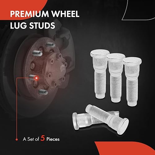 Miniatura 3 de A-Premium Juego de 5 piezas de pernos de rueda compatibles con Jeep Grand Cherokee 2000-2004 Grand Wagoneer 1993 Liberty 2002-2007 TJ 1997-1999