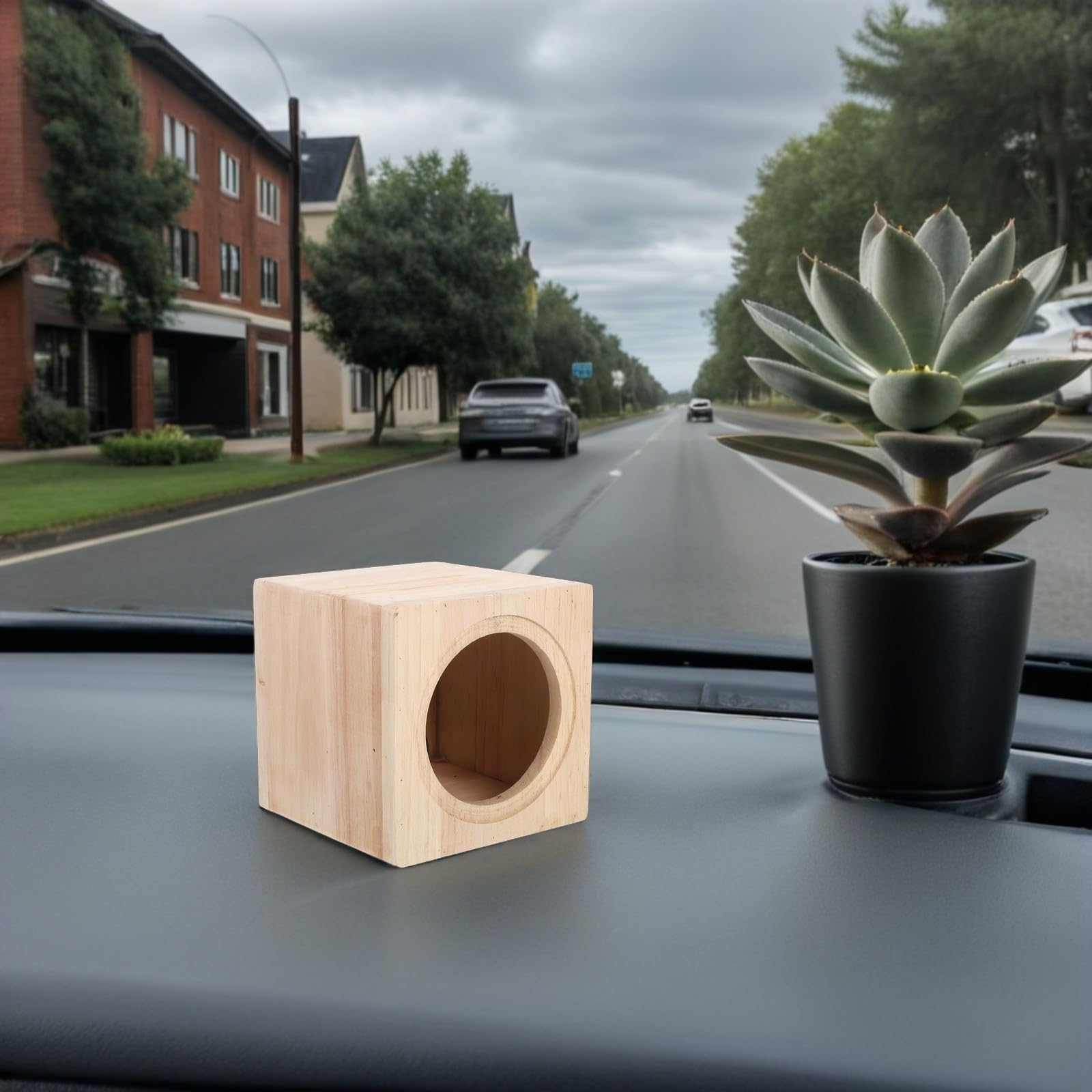 BESTonZON LKW Lautsprecherbox für 4 Zoll Lautsprecher mit Eleganter Oberfläche und Vibrationsminimierendem Design für Lange Straßenfahrten und Täglichen Gebrauch