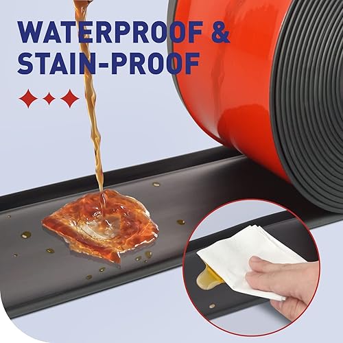 Miniatura 4 de Moldura flexible para zócalo, 4 pulgadas x 40 pies, base de pared de vinilo autoadhesivo negro, base de pared de goma para despegar y pegar, moldura