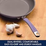 Rachael Ray 12-Piece Cucina Hard Enamel Nonstick Cookware Set, Lavender/Purple