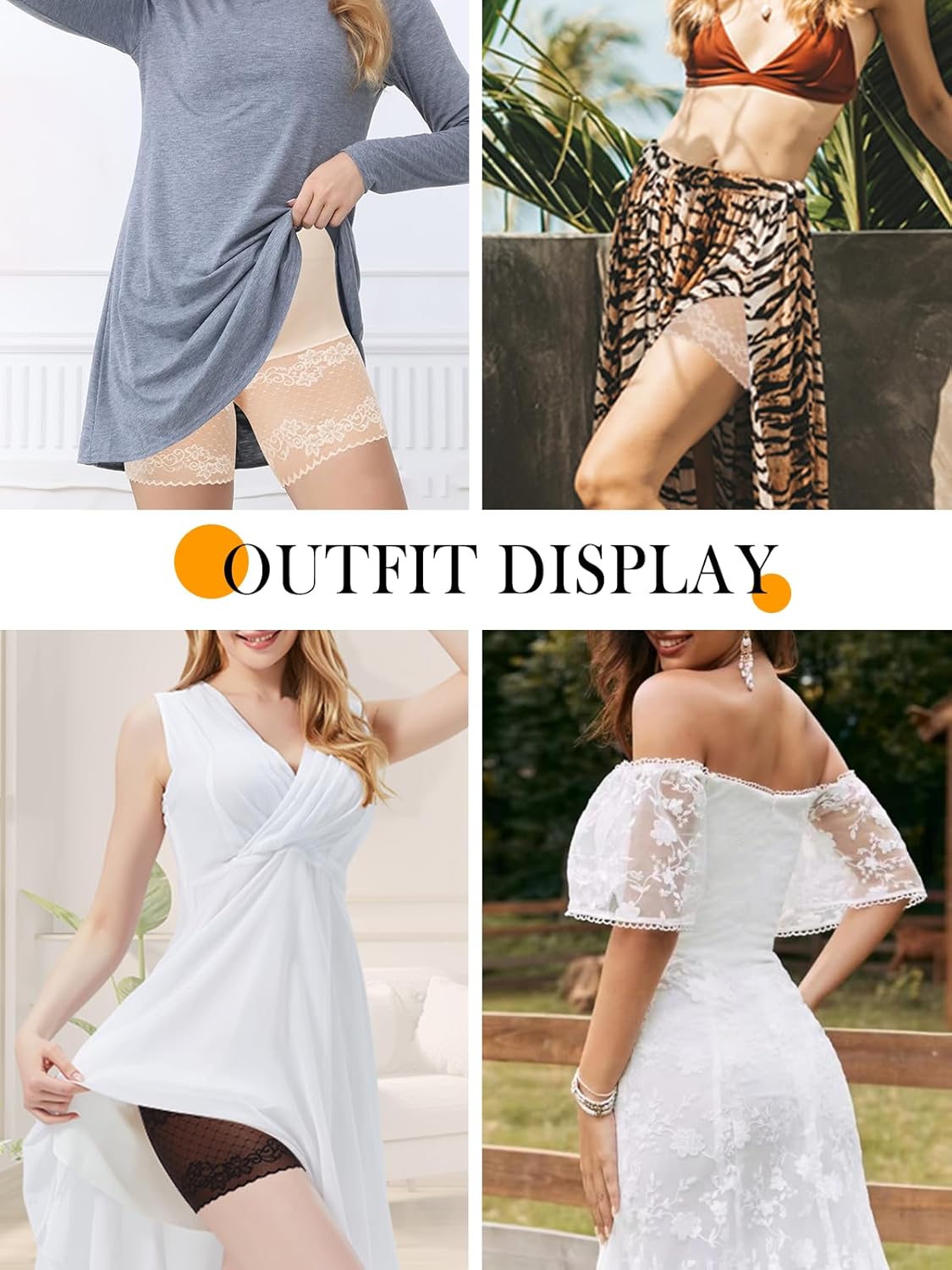 Lace Slip Shorts for Under Dresses Tummy Control Butt Lifter High Waisted Under Shorts Bodyshorts Shapewear - Image 6