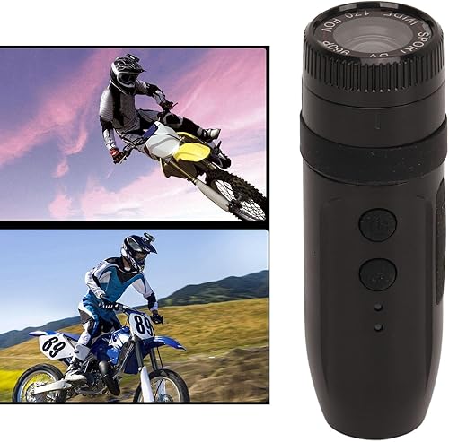 Miniatura 6 de Pomya Cámara de casco de motocicleta para bicicleta, mini cámara de acción deportiva impermeable de 170 gran angular para manillar de automóvil,