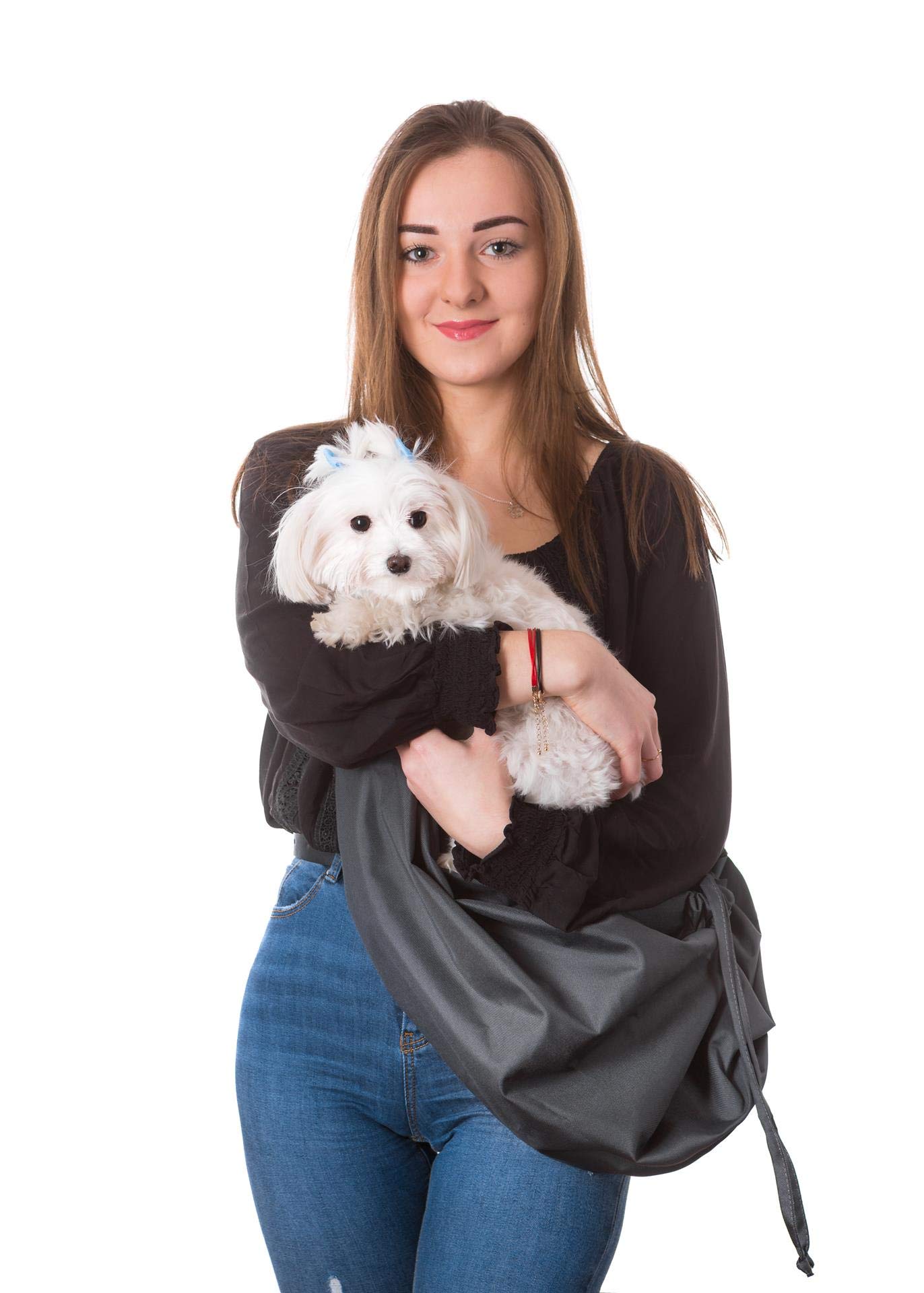 Pañuelo de transporte para perro, gato y mascota, bolso de hombro con bolsa de transporte para perros