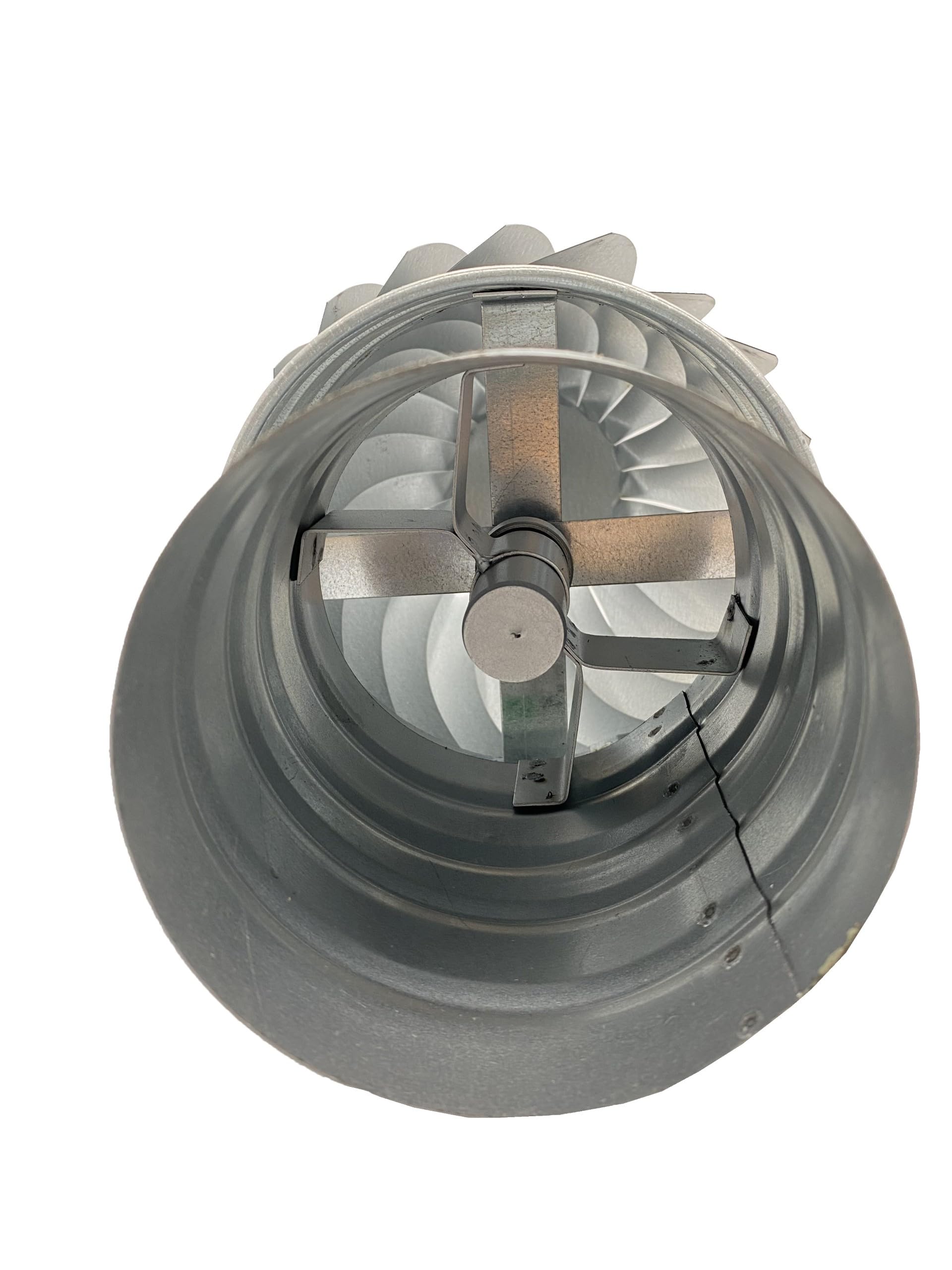 SOMBRERO EXTRACTOR 150MM DE HUMO EN ACERO GALVANIZADO GORRO GIRATORIO PARA SALIDA DE HUMO DE CHIMENEAS ESTUFAS DE DIAMETRO: (150)