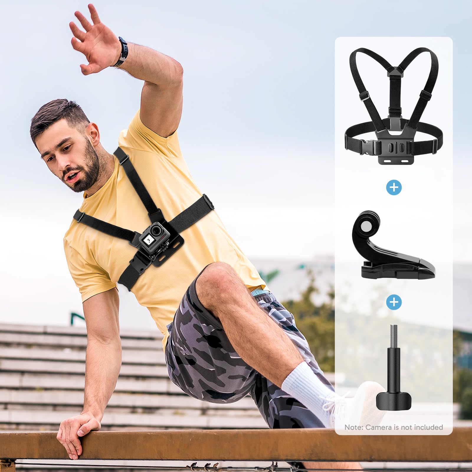 Manfrotto Stabilisateur Étoile Pour Trépied Vidéo | Pieds à Embout Unique | 80-130cm