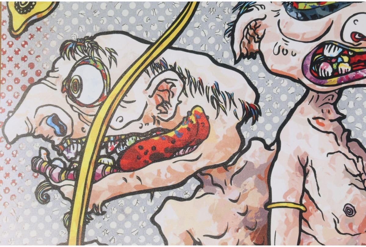 Amazon.co.jp: ギャラ藤真作保証村上隆『魂の譲渡 51300』直筆サインA