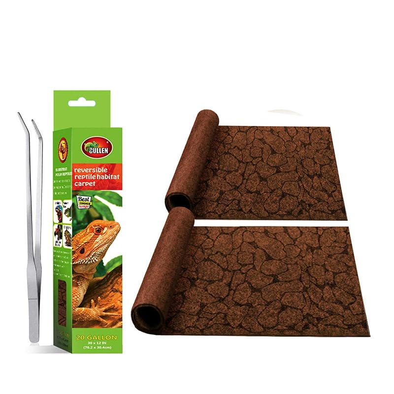 Forração para Terrário de Répteis em Tecido com Pinça de Alimentação MCLANZOO, 2 Unidades 76,2 x 30,48 cm