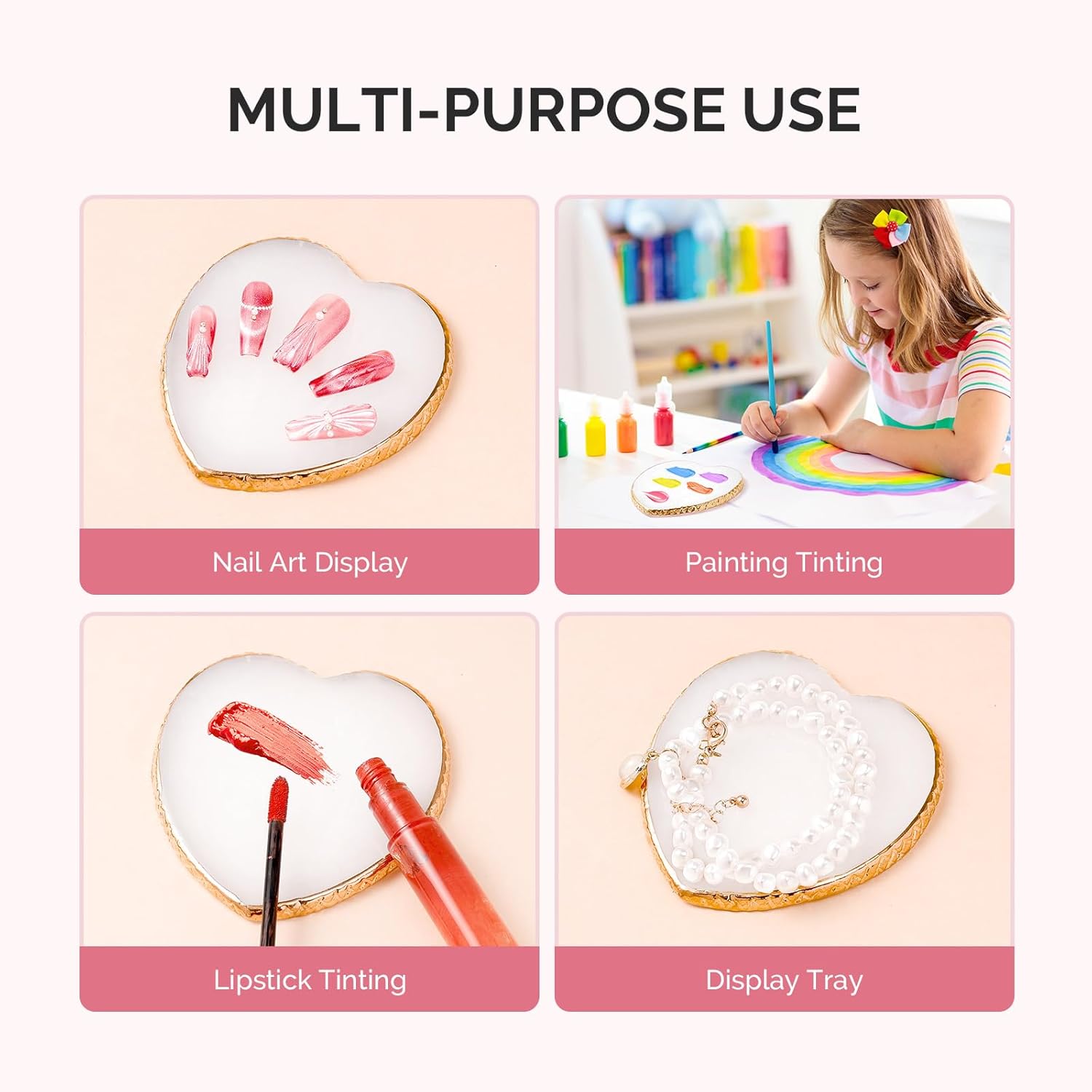 Melodysusie UV Nail Lamp with Nail Art Palette and Blue Gel Nail Polish and Nail Art Sculpture Pen