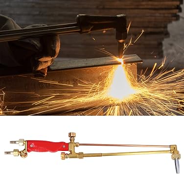 Tyenaza Gas Cutting Torch, Heavy Duty Oxygen Acetylene Welding Gun Metal Cutter 40-60mm G01-100