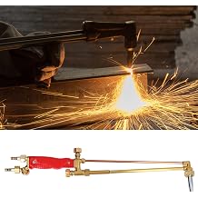 Tyenaza Gas Cutting Torch, Heavy Duty Oxygen Acetylene Welding Gun Metal Cutter 40-60mm G01-100