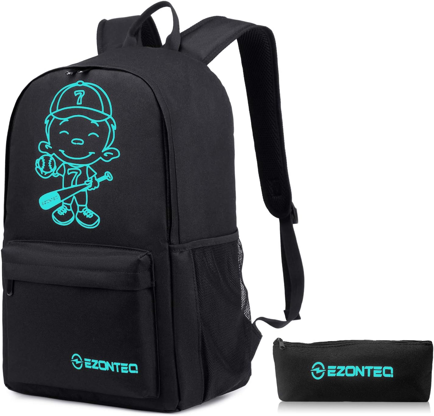 borsa scolastica nera per uomini