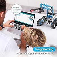 Vista 3 de Makeblock mBot Ultimate Robot Kit, robot de codificación 10 en 1 para educación STEM con controlador Bluetooth inalámbrico