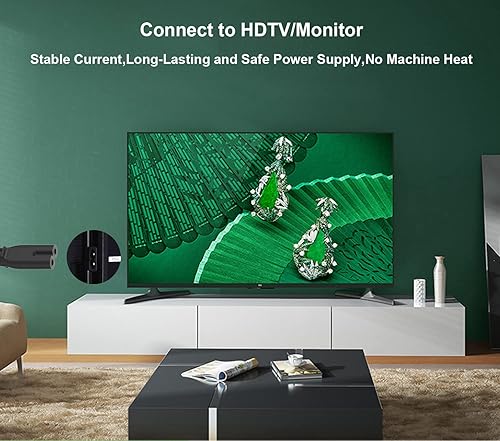 Miniatura 7 de Cable de alimentación de CA compatible con Sony PS3 PS4 PS5 PSP PSV, Playstation 3 4 Slim, Microsoft Xbox One S Xbox Series S Xbox One X Xbox Series