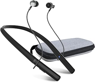 Diggingsound Rechargeable Neckband Hearing Aids for Seniors: Bluetooth Headphones with Noise Cancelling, 24H Battery